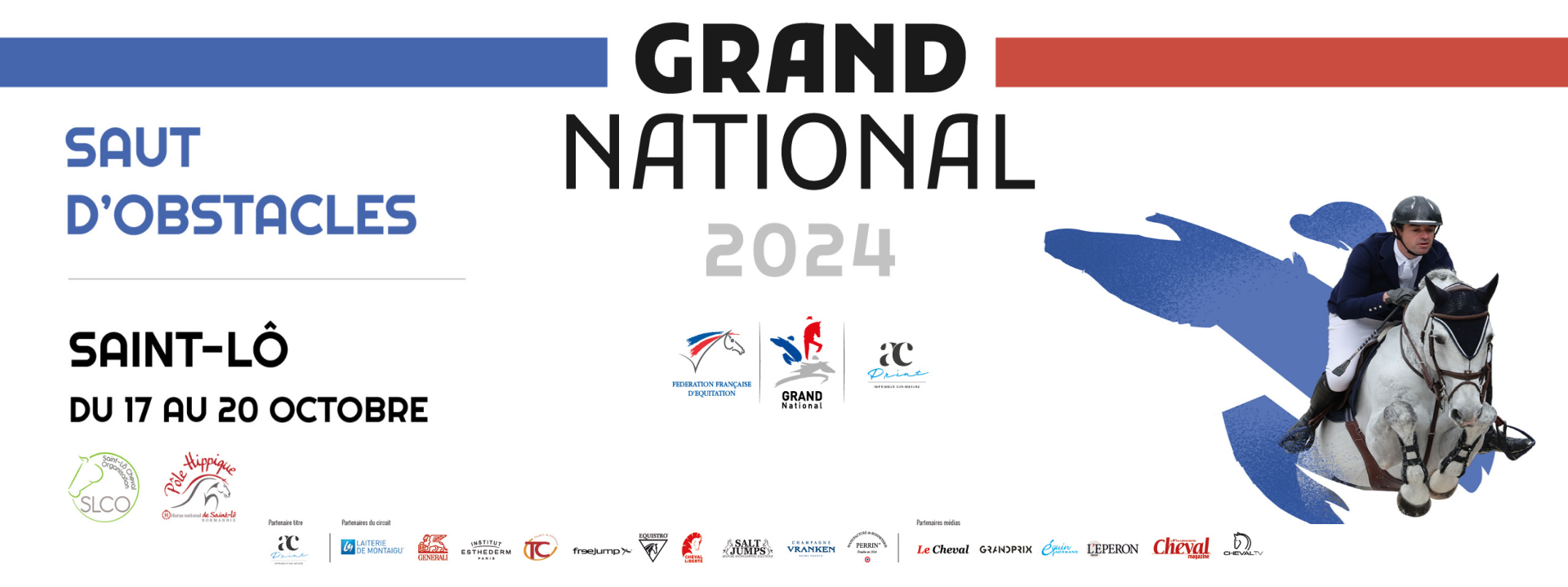 Banniere SAINT LO - GRAND NATIONAL FFE - AC PRINT